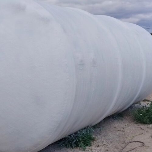 El deposito reacondicionado con pintura